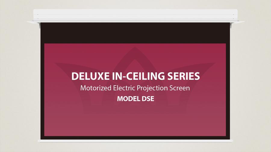 Deluxe In-Ceiling Electric Motorized