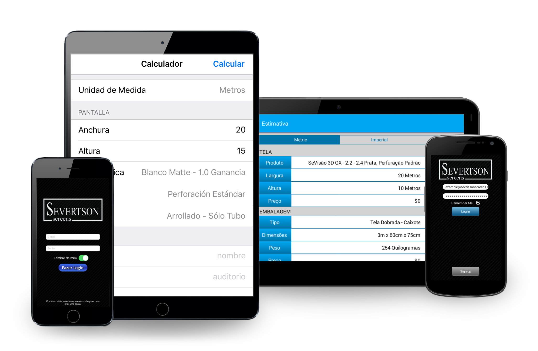 Introducing Severtson Screens' Price Estimator, now in Spanish and Portuguese!