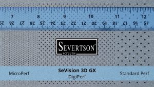 Severtson's Digi-Perf offers optimal open area, and virtually eliminates moire.
