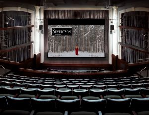 Severtson Screens' Giant Electric Motorized screens are the perfect fit for any venue that needs a very large retractable cinema screen.
